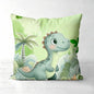 Cute Dinosaur Patterned Throw Pillows for Home Decor Polyester pillowcase, sofa decorative cushion cov Headboard Pillow