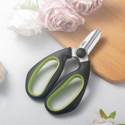 Gardening Scissors Pruning Shears, Florist Snips for Plants Flowers, Stainless Steel Blade, Grafting Trimming Tool for Garden