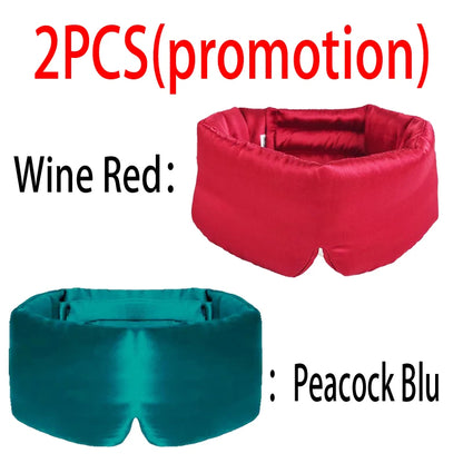 New Silk Sleep Night Mask Eye Mask Sleeping Blindfold for The Night Sleep Band Eyes Cover
