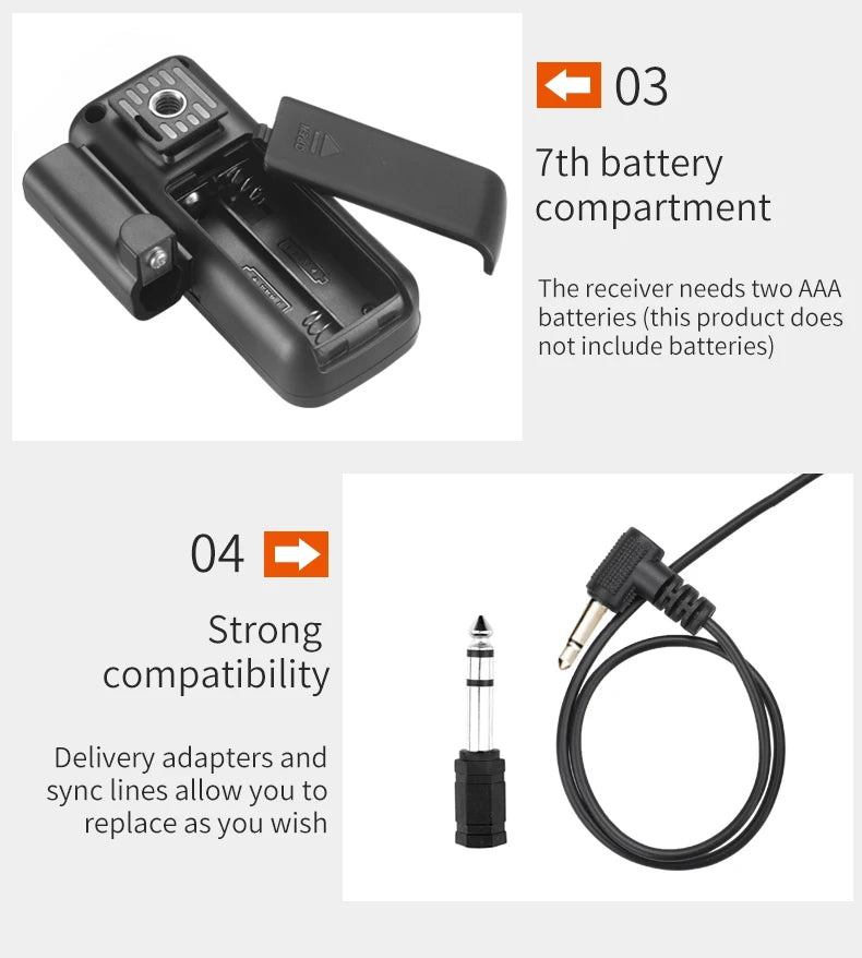 Godox CT-16 16 Channels Wireless Radio Flash Trigger Transmitter + Receiver Set for Canon Nikon Pentax Studio Speedlite Flash
