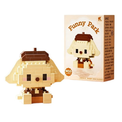 99 style SANRIO Hello Kitty Building Blocks Cartoon Figures Kuromi Bricks My Melody Children's Assembly Toys Cinnamoroll Gift
