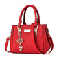 Trendy Leather Handbags Women Girls Shoulder Bag Large Capacity Open Pocket Messenger Bag High Quality Shopping Bag