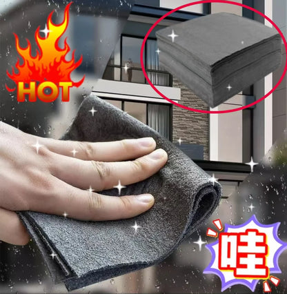 Thickened Magic Mop; Special Glass Cleaning Cloth; No Trace, No Shedding Magic Cloth; Home Use Water and Oil Stain Remover.
