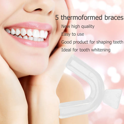 2/4PCS Anti Snoring Bruxism Sleeping Mouth Guard Night Guard Gum Shield Mouth Tray Stop Teeth Grinding Sleep Aid Health Care