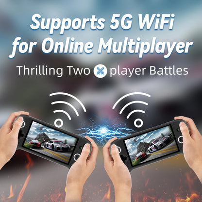 ANBERNIC RG556 Handheld Games Console 5.48'' AMOLED 1080*1920 Screen Android 5500mAh Portable Video Games Player AI Assistant