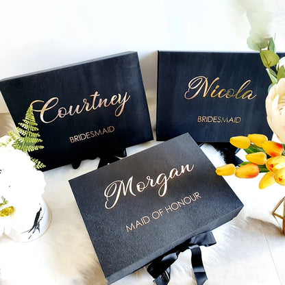 Personalized Name Sticker for Wedding Bridal Shower Gift Box Decor Custom Glass Water Bottle Window Car Vinyl Decals