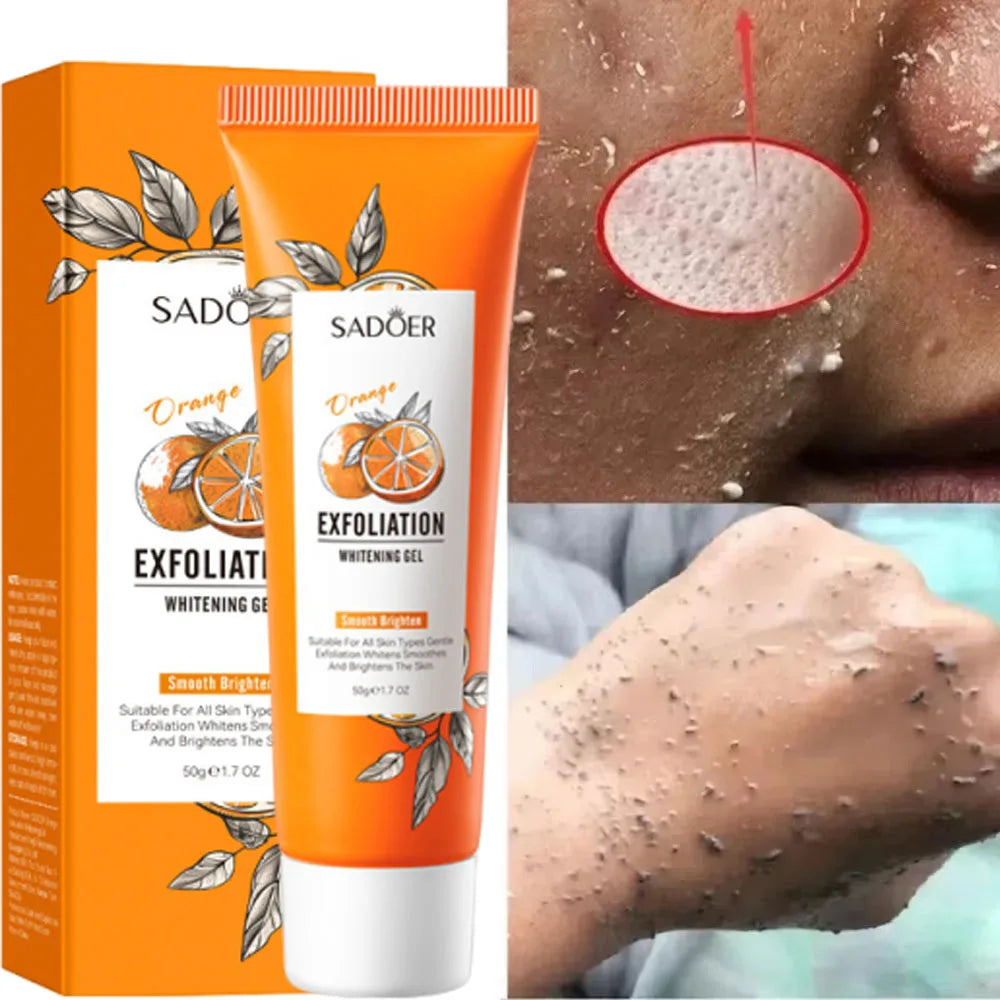 Revitalize Skin Fruit Acid Peeling Gel Facial Cleansing Exfoliating Peeling Scrub Deep Clean Acne Blackhead Remove Face Cleanser