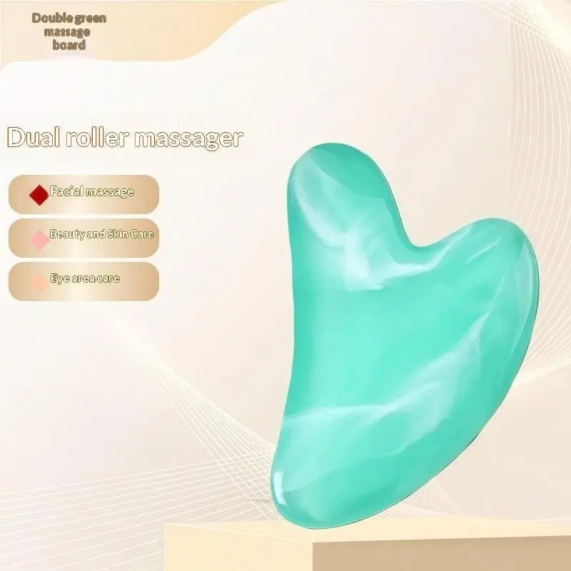 Q Natural Ox Horn Gua Sha Massage Tool Set Skin Lifting Effect Smooth Edges For Daily Skincare Whole Body Massage