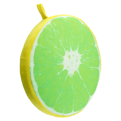 Cartoon Fruits Print Round Bar Chair Cushion Cover Anti-Slip Seat Cushion Slipcover Soft Stool Cushion Covers For Living Dining