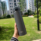 TYESO 600/750ML Stainless Steel Thermos with Straw, Car Sports Water Cup, Hot & Cold Insulated Mug