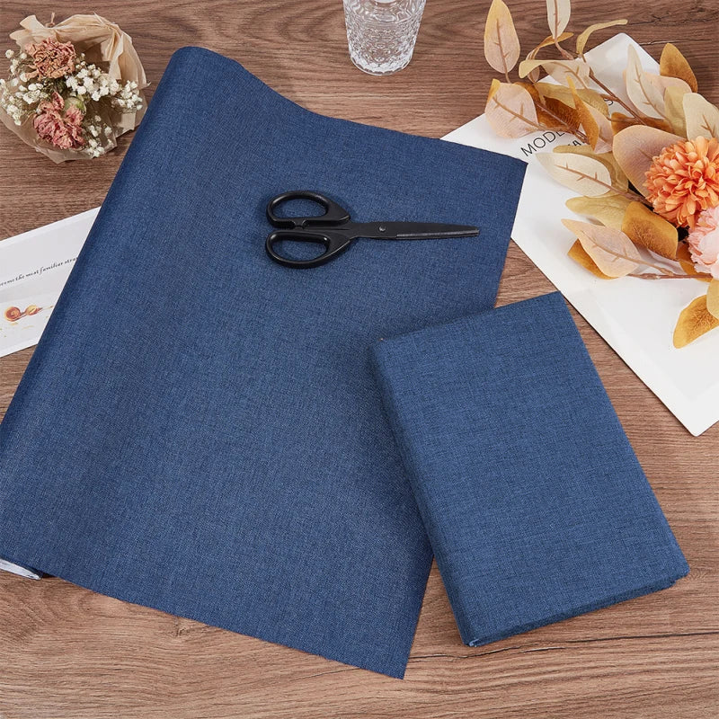 47x15.7 Inch Binding Cloth Linen Cover Fabric Surface Cloth for Binding Upholstery Fabric for Protection DIY Crafts Scrapbooking