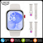 LIGE New 2.01-inch Smart Watch Men Women Heart Rate Health Monitor HD Bluetooth Call Waterproof Sport Smartwatch for Android iOS