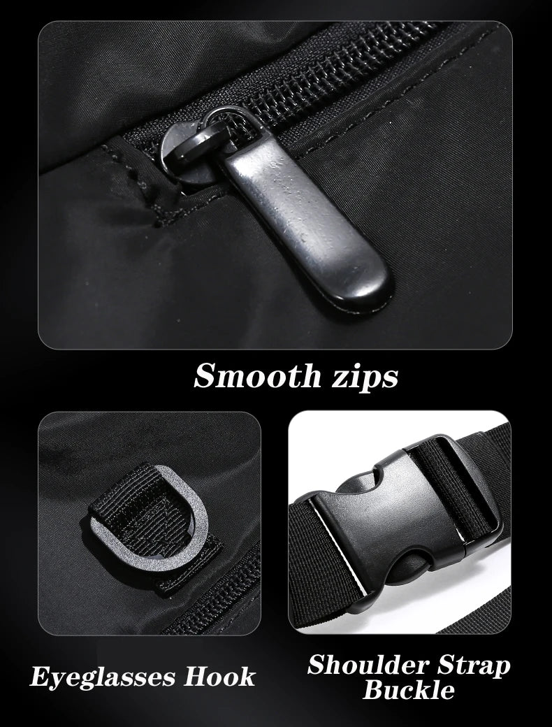 MOYYI INS Korean Style Men Messenger Bags Women Travel Casual Large Hobo Bag Waterproof Nylon Laptop Crossbody Shoulder Bag