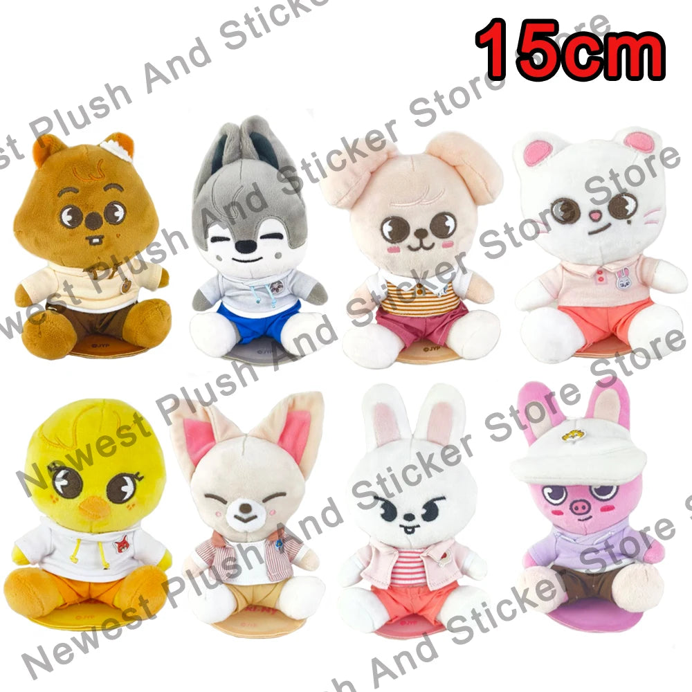*10cm Pilot5 Fm Plush Doll Toy Field Li Longfu Skzoo Plush Stary Kids Keychain Kawaii Anime Stuffed Animals Plus Toys Gifts