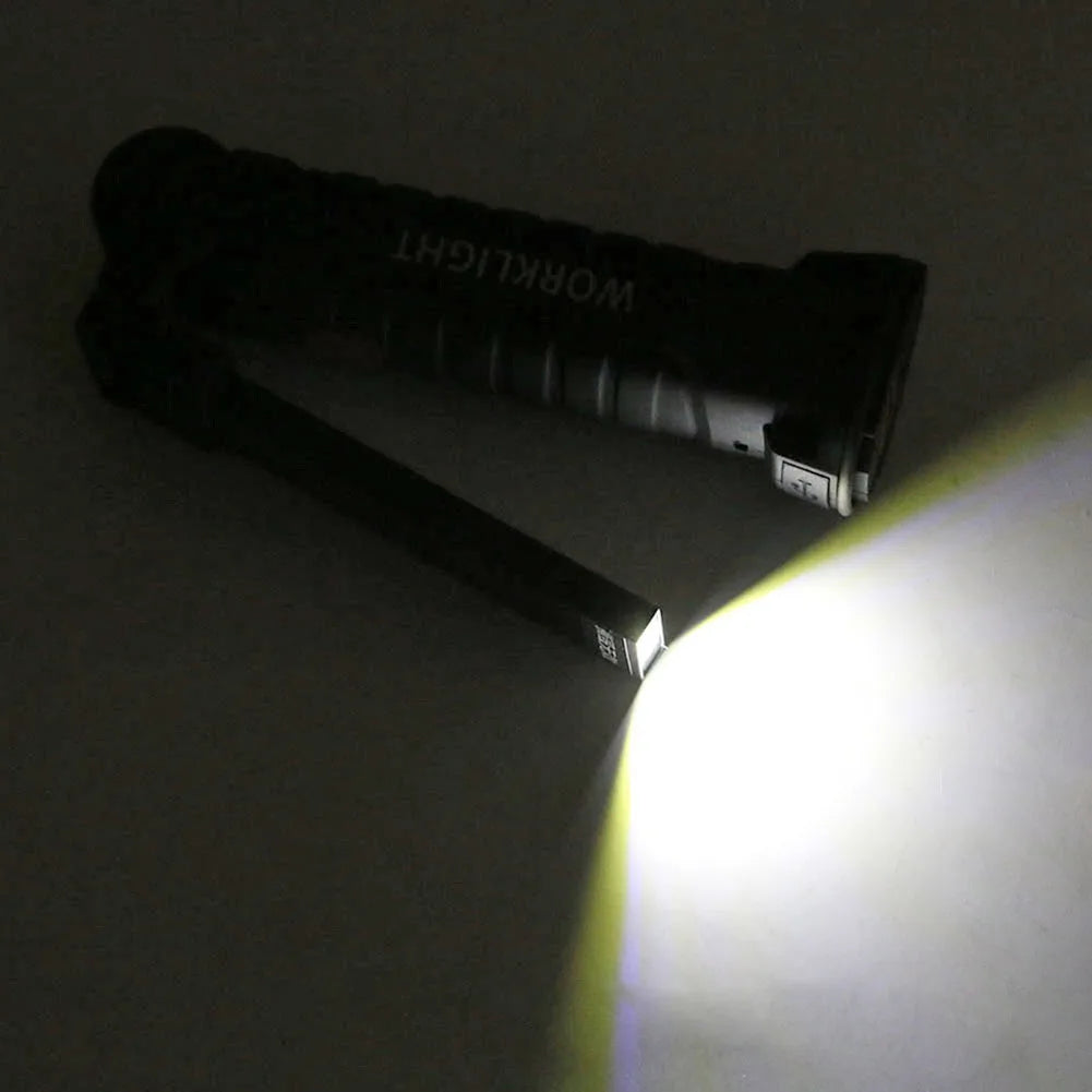1 szt. Latarka taktyczna COB LED Lampa wisząca USB Akumulator Latarka Wodoodporna lampa robocza Magnetyczna Latarnia do oświetlenia nocnego L