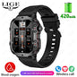 LIGE 2025 dla Xiaomi Wojskowy Smartwatch Męski IP68 5ATM Zewnętrzny Sportowy Monitor Fitness i Zdrowia 1.81 Cala Rozmowy BT Smartwatch
