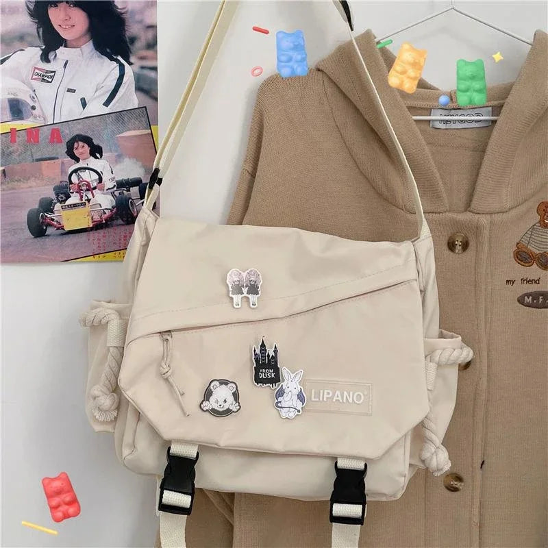Popular Shoulder Bag Large Capacity Crossbody Bag Retro Workwear Postman Bags for Girls Handbags Fashion Casual rossbody Bags