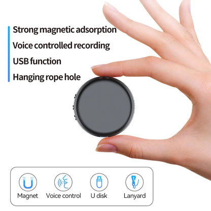 4-64GB 100Hour Digital Voice Recorder Activated USB Flash Driver Magnet Dictaphone HD Noise Reduce Sound Audio Record MP3 Player