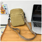 Men’s Women Small Crossbody Shoulder Bag, Lightweight Casual Sling Bag with Multi Zipper Pockets for Travel, Work, Daily Use