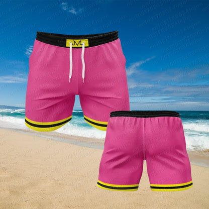 2026 Adult Boys Loose Short Hot Summer Mens Male Beach Pants Top Short Gift Sweatpants Goku Dragon Ball Z Gym Casual Shorts Hot