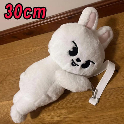 8pcs Skzoo Plush 25cm Kpop Cartoon Stuffed Animal Plushies Stray Kids Plush Doll Toys Kawaii JYP Adults KZ Fans Keychain  Gift