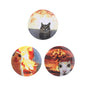 Funny Tinplate Pins Set Cats Dog Memes Dreamy Stars Collection Brooches Sweet Strawberry Musicial Note Badges Jewelry Gift