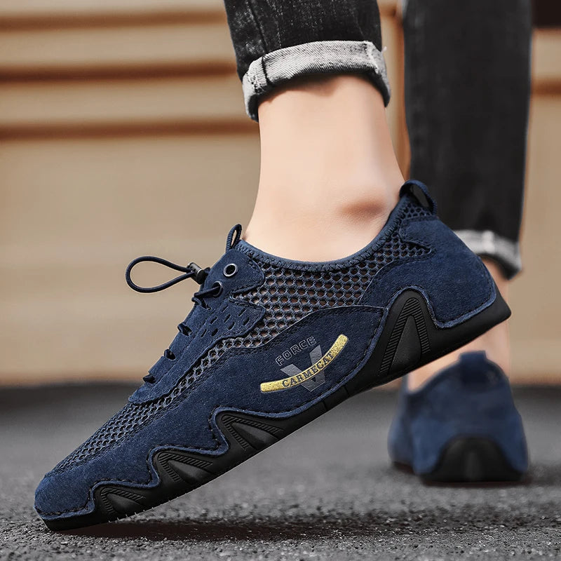 Men's Leather Casual loafers Shoes wedding Dress Shoes New Big Size  Moccasins Shoes Suede shoes High Quality zapatos