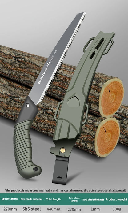 BAOLIAN Hand Saw , Japanese Style Saw, Tree Sawing Tool , Garden Logging Tool , Woodworking Saw , Household Small Handheld Tool