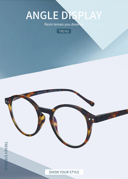 ZENOTTIC 2026 Retro Reading Glasses Anti Blue Light Blocking Readers Fashion Lightweight Eyeglasses Women Men Diopter 0 to 4.0