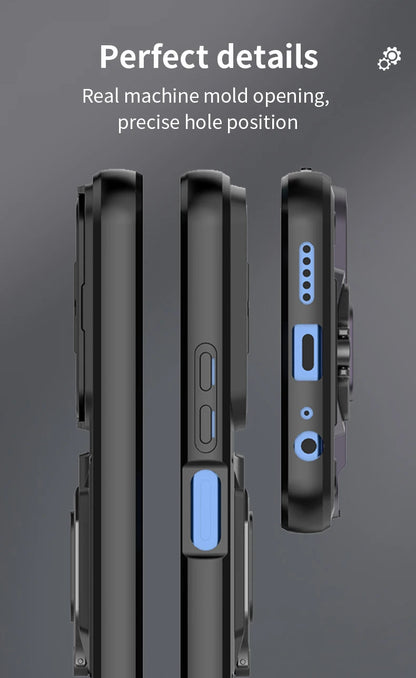 For Xiaomi Redmi 15C 4G 171mm Case Shockproof Armor Magnetic Holder Ring Case For Redmy 15C 15 C Redmi15C 4G Lens Protect Cover