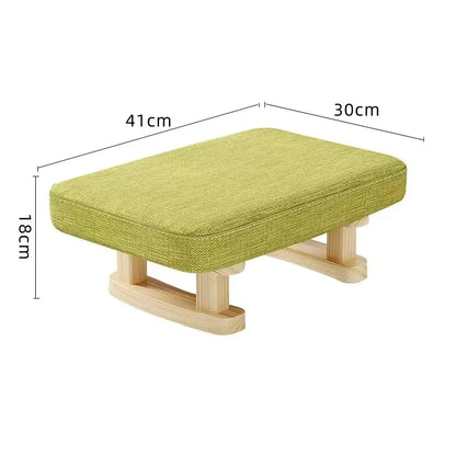 Creative Small Wood Chair Household Shoe Changing Stool Ins Sofa Living Room Foot Rest Stool Tea Table Children Bathroom Footsto