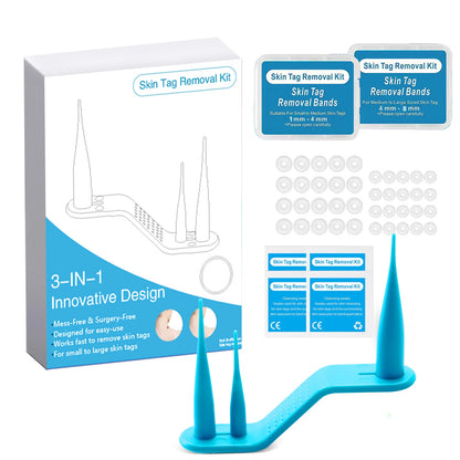 2-IN-1 Innovative Skin Tag Remover Kit Micro Skin Tag Removal Device Adult Mole Stain Wart Remover Face Care Beauty Tools