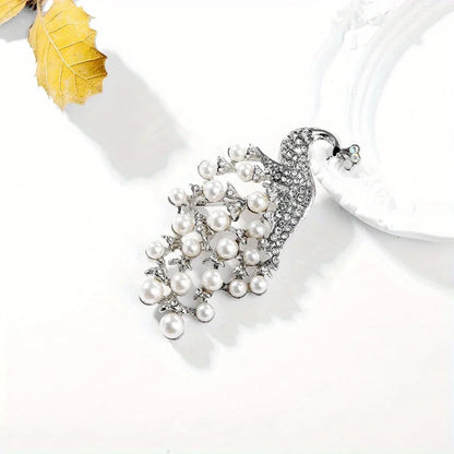 Baroque Luxury Peacock and Phoenix Design Brooches for Men and Women, Jewelry, Fashion Accessories, and Party Gifts