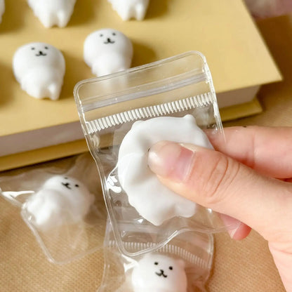 Self Deprecating Bear Pinch Toy Cute Little Nose Ga Squishy Squeeze Soft Stress Relief Sensory Decompression Pocket  Kids Gift