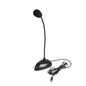 3.5mm Plug Stand Mini Studio Speech Microphone Gooseneck Wired Microphone Flexible for Computer PC Desktop Notebook Accessories