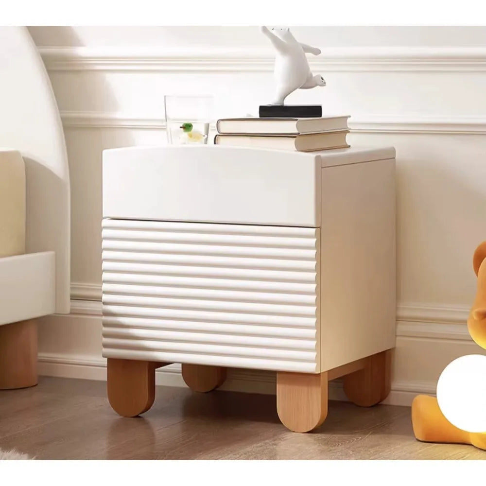 M5021 Birch And Beech Wood Kid Nightstand Children Night Table Boy Bedside Table Girl Bedstand