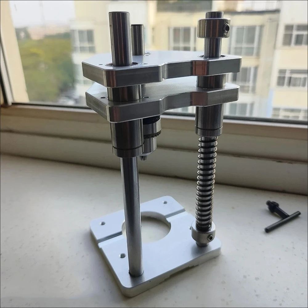 1Pc Precision Portable Drillling Guide Jig, Woodworking Adjustable Punch Locator or Straight Hole Drilling Template Tool