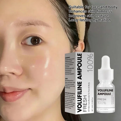 100% Pure Volufiline Plumping Ampoule Serum, Skin Care Essential for Facial Volume & Even Skin Tone, Fast-Absorbing Hydrating