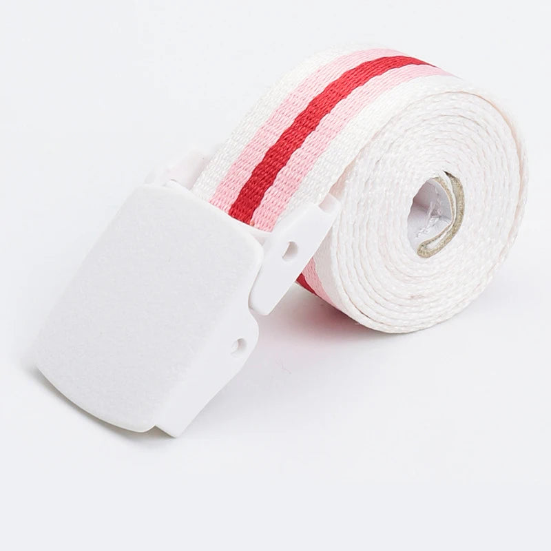Colorful Canvas Tactical Belt Unisex Fashion Casual Luxury Trend Jeans Accessories Youth Nylon Girdle Cute Kids Hunting Belt