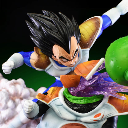 21cm/8.26in Anime Dragon Ball Z Figure Vegeta VS Guldo Action Figure Ginyu Force Statue Collectible Model Toys Gift