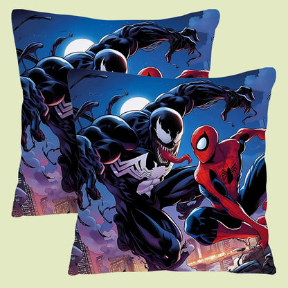 Spider-Man mascot Pillow Covers Cartoon Sofa Decorative Home Double-sided Printing Short Plush Cute Cushion Cover