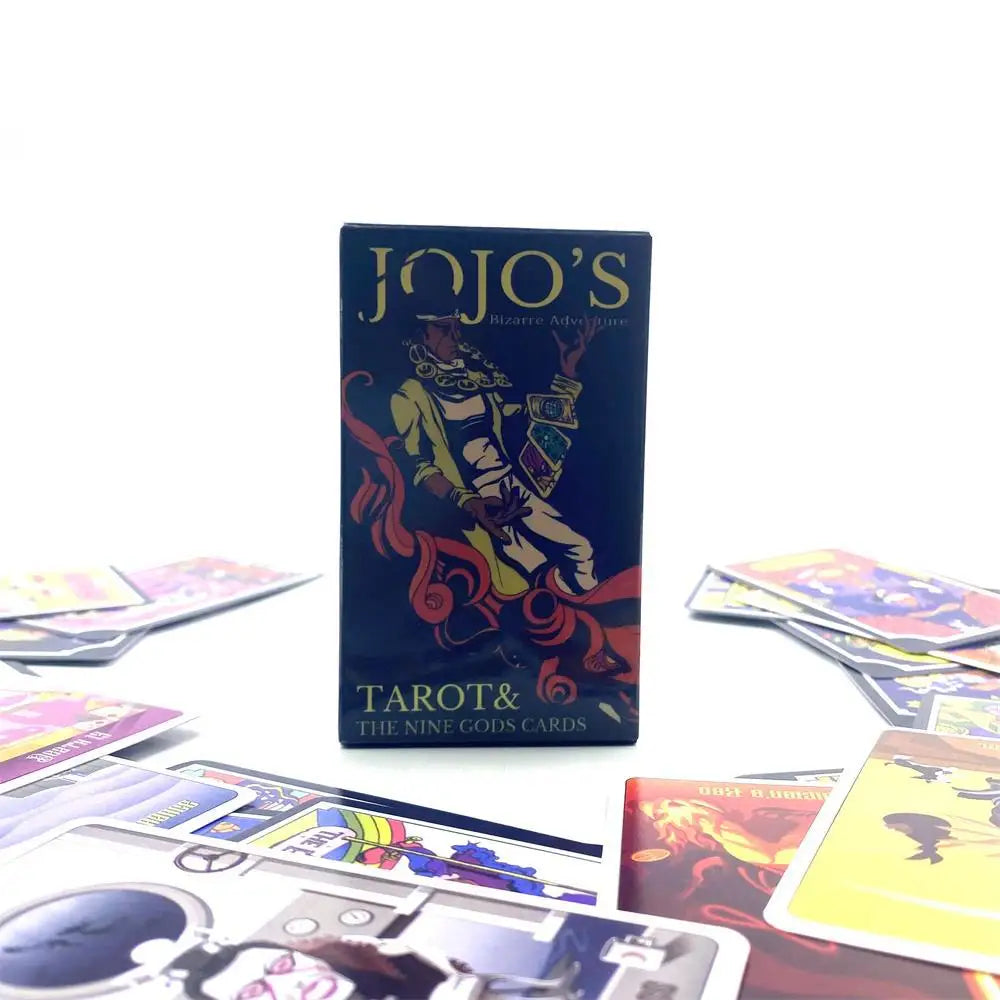 10.3*6cm JoJo Bizarre Adventure Tarot Cards 84 pcs Divination Deck 4*2.3 inch Oracle Board Playing Table Games For Party