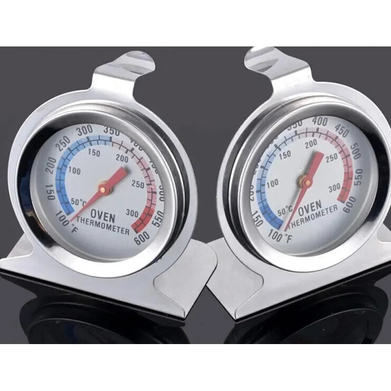 Household Thermometer 1 Piece Stainless Steel Oven Large Diameter  Vertical Dial  Kitchen Baking Supplies