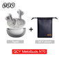 QCY MeloBuds N70 Adaptacyjne ANC Bezprzewodowe słuchawki douszne Bluetooth 6.0 LDAC Hi-Res Audio 6 mikrofonów Ładowanie bezprzewodowe Słuchawki 50 godzin IPX5