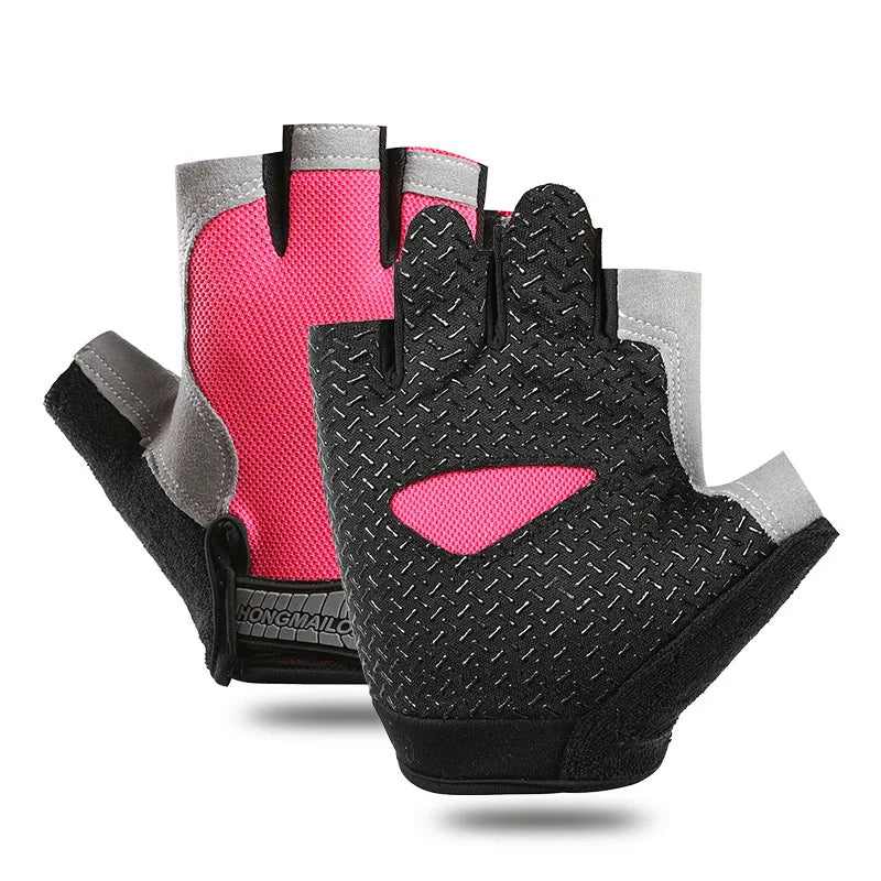 Half Finger Gel Weight Lifting Gloves Men Women Breathable Anti-slip Workout Gloves Summer Gym Yoga Sport Training Hand Gloves