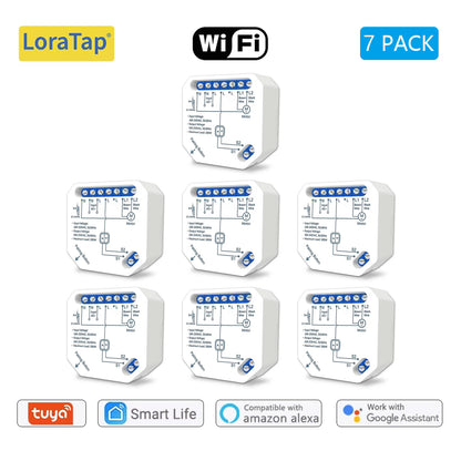 Tuya Smart Life WiFi Curtains Switch Connected Roller Shutters Control Blinds Motor Google Home Alexa Electric Window LoraTap