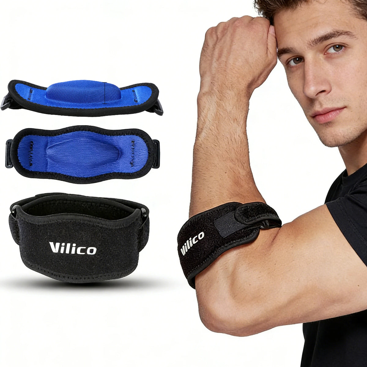 Elbow Protection Strap Elbow Soft Cushion Support Strap Knee Support Basketball Tennis Badminton Epicondylitis Elbow Pad