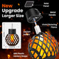 Solar LED Outdoor Flame Effect Hanging Lantern Out Waterproof Garden Decoration Lamp Solar Fairy Light For Patio Garden Yard