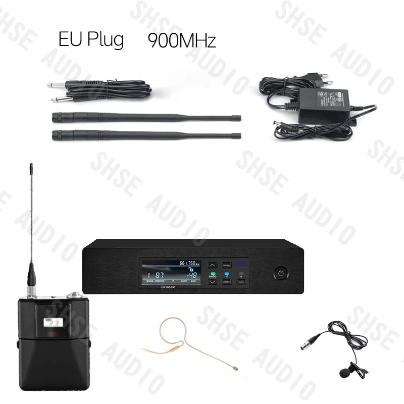 Qlxd4 single-ear head-mounted lavalier wireless microphone set with clear sound quality suitable for hosting speech activities