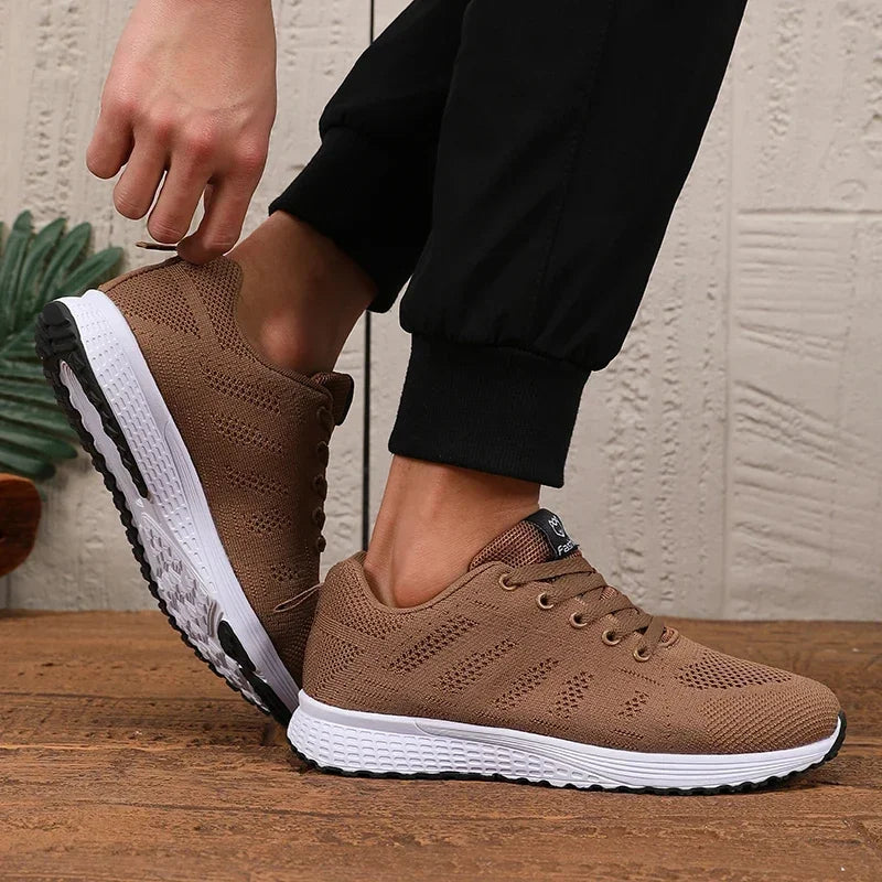 Men's Colorful Trendy Shoes Fashionable Luxurious Design Lightweight Breathable Comfortable Durable Mesh Training Sports Shoes